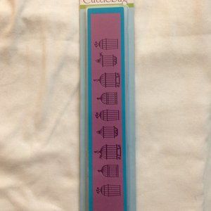 New ~ Cuttlebug ~ Caged Bird ~ Embossing Border ~ #2000269